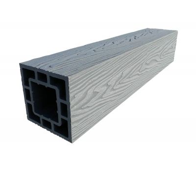 Столб опорный ДПК 125×125 Серый от производителя Deckart (Россия) по цене 2 338 р Столб опорный ДПК 125×125 Серый от производителя Deckart (Россия) по цене 2 338 р