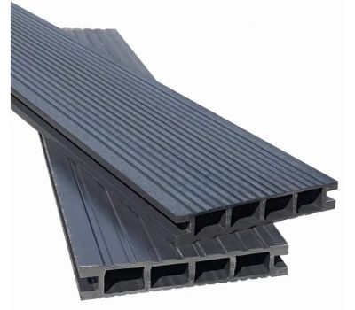 Террасная доска из ДПК Вельвет - Графит от производителя Доломит по цене 385 р Террасная доска из ДПК Вельвет - Графит от производителя Доломит по цене 385 р