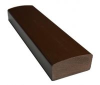 Лавочный брус Некст полнотелый глянцевый 70х35 Шоколад (под заказ)