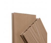 Террасная доска ДПК Титан 3D/браш.вельвет Карамель