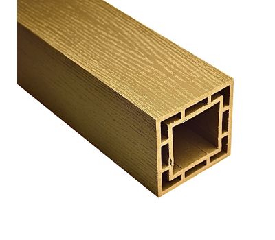 Столб из ДПК WOOD Орех от производителя Faynag по цене 1 485 р Столб из ДПК WOOD Орех от производителя Faynag по цене 1 485 р