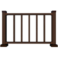 Ограждения с тиснением "под деревоо" Комплект в коробке Ограждения с тиснением "под деревоо" Комплект в коробке