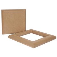 Комплект крышка и юбка из ДПК для столба Песочный Комплект крышка и юбка из ДПК для столба Песочный