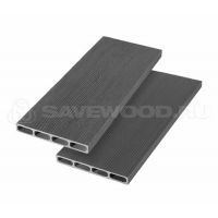 Грядочная доска ДПК с 3D-текстурой SW Rubus Графит Грядочная доска ДПК с 3D-текстурой SW Rubus Графит