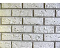 Цокольный сайдинг Hand-Laid Brick (Кирпич) COLONIAL WHITE (Белый кирпич)