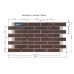 Фасадная Loft Brick Pepper от производителя  Термопанели Аляска по цене 3 200 р