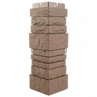 Угол наружный Скалистый камень ЭКО Терракотовый Угол наружный Скалистый камень ЭКО Терракотовый