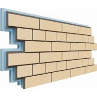 Фасадная термопанель Кирпич 40 мм - Светло-жёлтый Фасадная термопанель Кирпич 40 мм - Светло-жёлтый