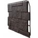 Фасадные панели Туф 3D - Темно-коричневый от производителя  Fineber по цене 520 р