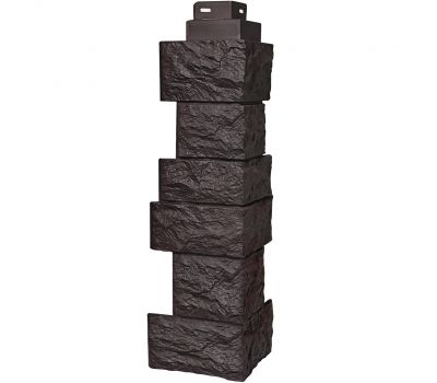 Угол наружный коллекция Дикий камень Коричневый от производителя  Fineber по цене 590 р