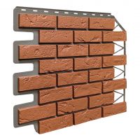 Фасадные панели Кирпич Баварский - Терракотовый