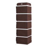 Угол Премиум состаренный кирпич Каштан (Белый шов) Угол Премиум состаренный кирпич Каштан (Белый шов)