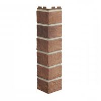 Угол наружный к Фасадным Панелям VOX Solid Brick Regular Бристоль (Красный) Угол наружный к Фасадным Панелям VOX Solid Brick Regular Бристоль (Красный)