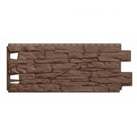 Фасадные панели (Цокольный Сайдинг) VOX VILO Solid Stone Коричневый Фасадные панели (Цокольный Сайдинг) VOX VILO Solid Stone Коричневый