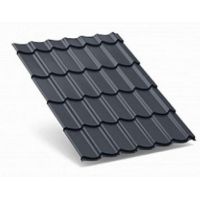 Металлочерепица Valori полиэстер 0,5 сталь RAL 7024 Серый Металлочерепица Valori полиэстер 0,5 сталь RAL 7024 Серый