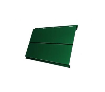 Металлический сайдинг Вертикаль (line) 0,5 Quarzit RAL 6005 Зеленый мох от производителя  Grand Line по цене 1 320 р