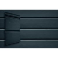 Виниловый сайдинг Double-Брус - Графит Виниловый сайдинг Double-Брус - Графит