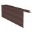 Приоконная планка (околооконный профиль) коричневый для сайдинга