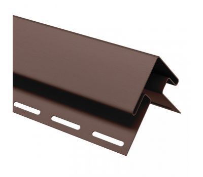 Внешний (наружный) угол коричневый для винилового сайдинга от производителя Россия по цене 720 р Внешний (наружный) угол коричневый для винилового сайдинга от производителя Россия по цене 720 р