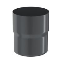 Соединитель трубы RAL 7024 Тёмно-серый 125/90