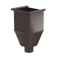 Воронка_водосборная удлиненая RR 32 Тёмно-коричневый 125/90 Воронка_водосборная удлиненая RR 32 Тёмно-коричневый 125/90
