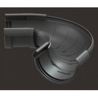 Угол регулируемый Lux ПВХ Графит Угол регулируемый Lux ПВХ Графит